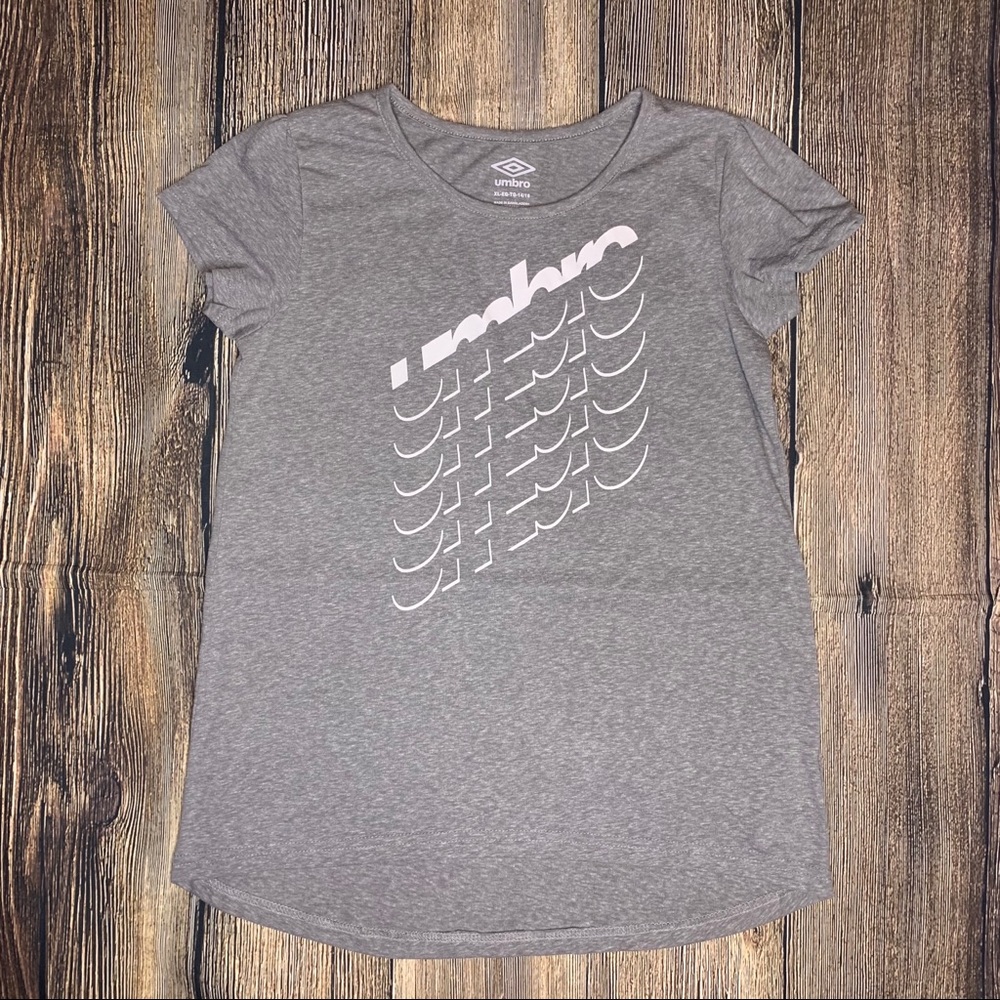 Girls Umbro Grey Shirt